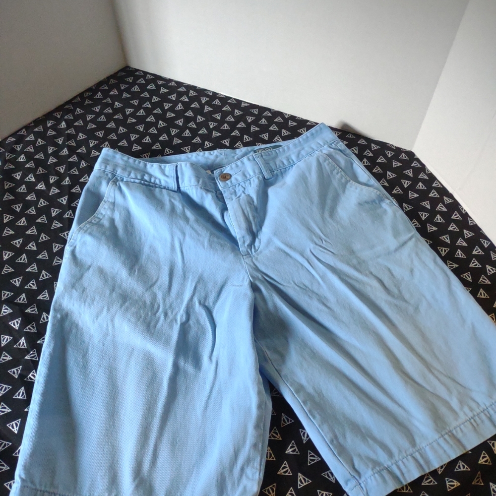 Polo Ralph Lauren Baby Blue Size 18 Junior Shorts. Gently used Zero flaws